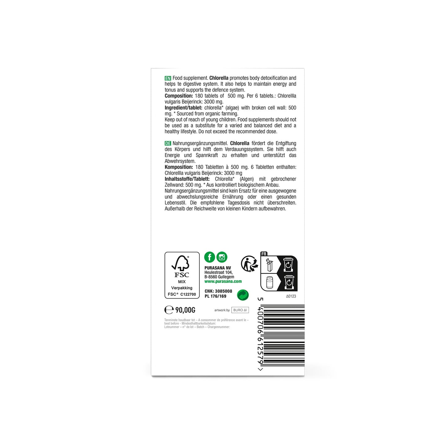 Chlorella Tablets (180)