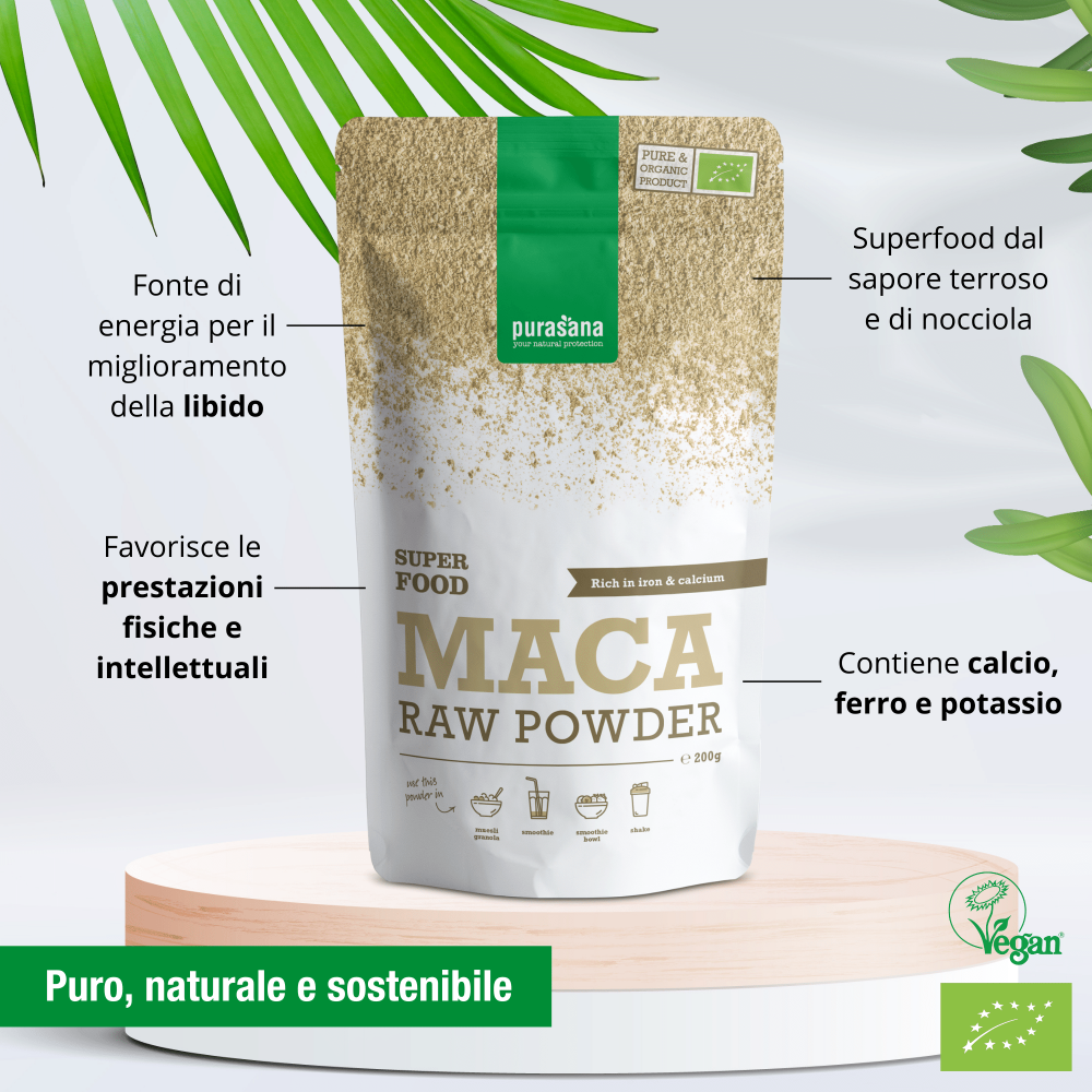 Purasana Maca powder 200 g BIO