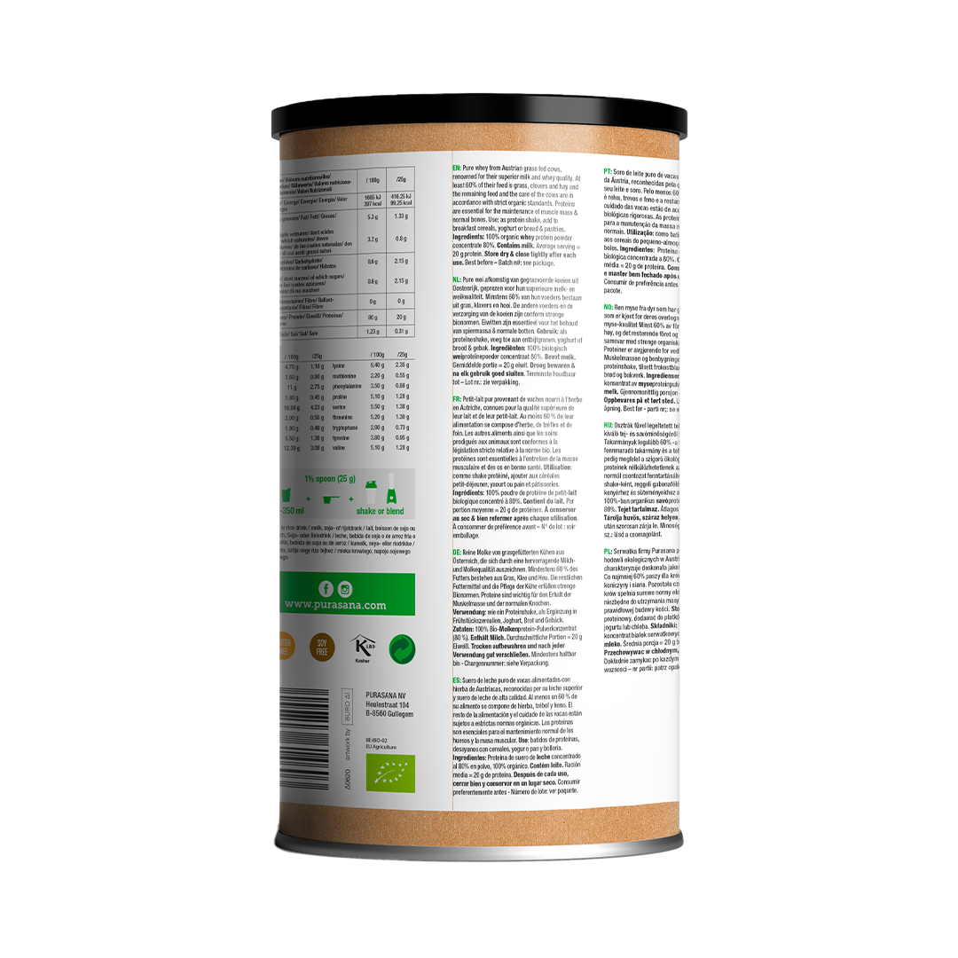 Whey protein 80% natural 400 g BIO - B. Health