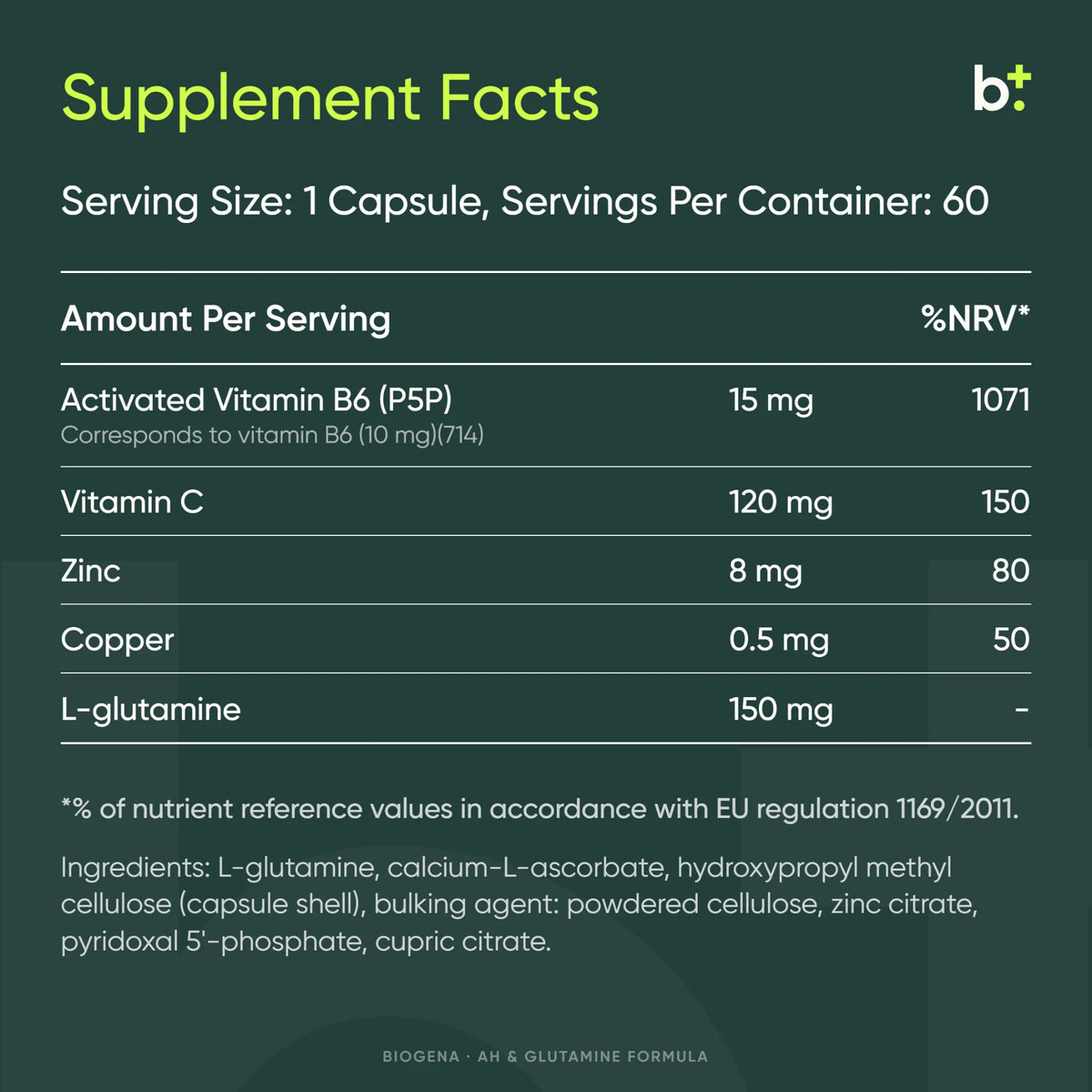 AH & Glutamine Formula