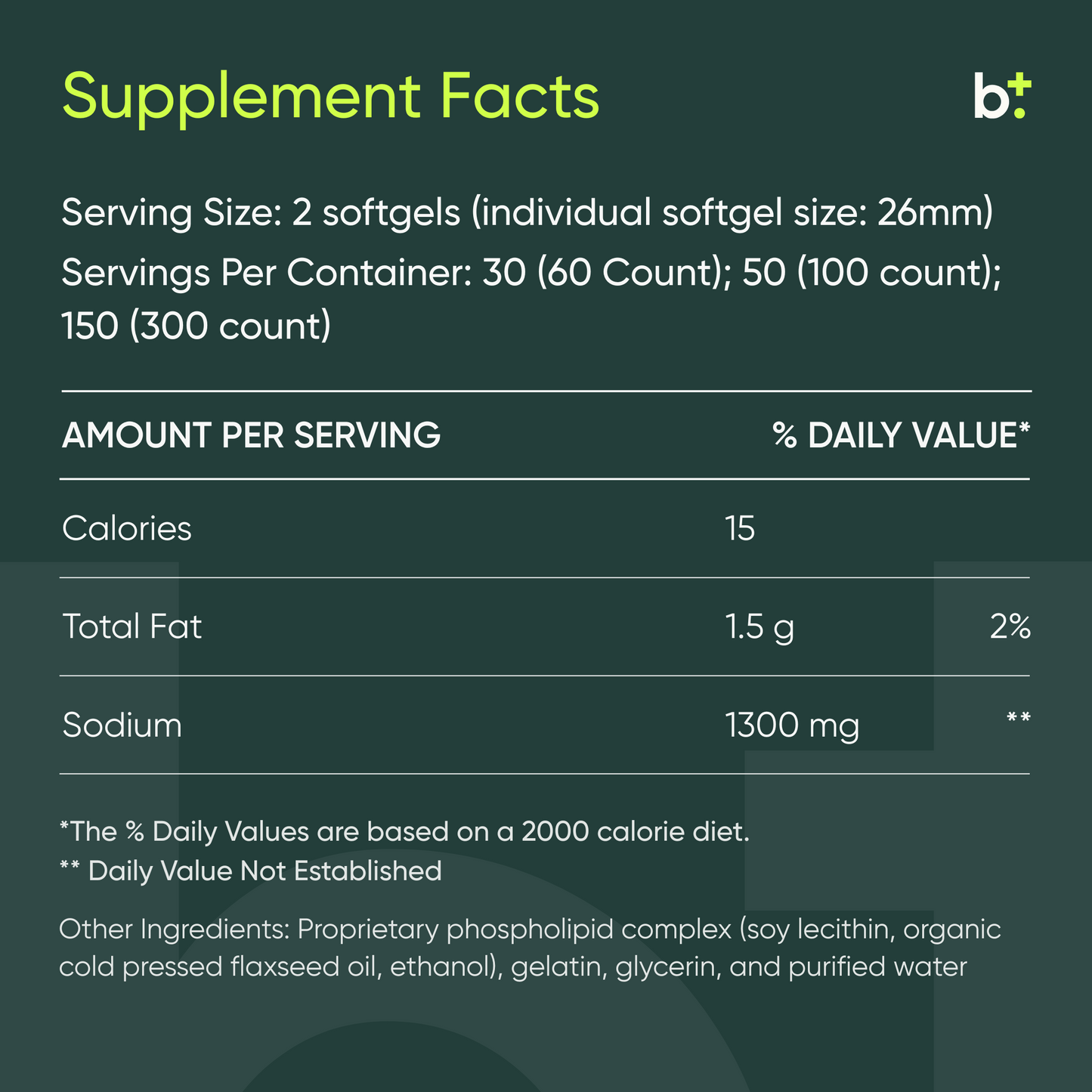 PC Capsules (Phosphatidylcholine)