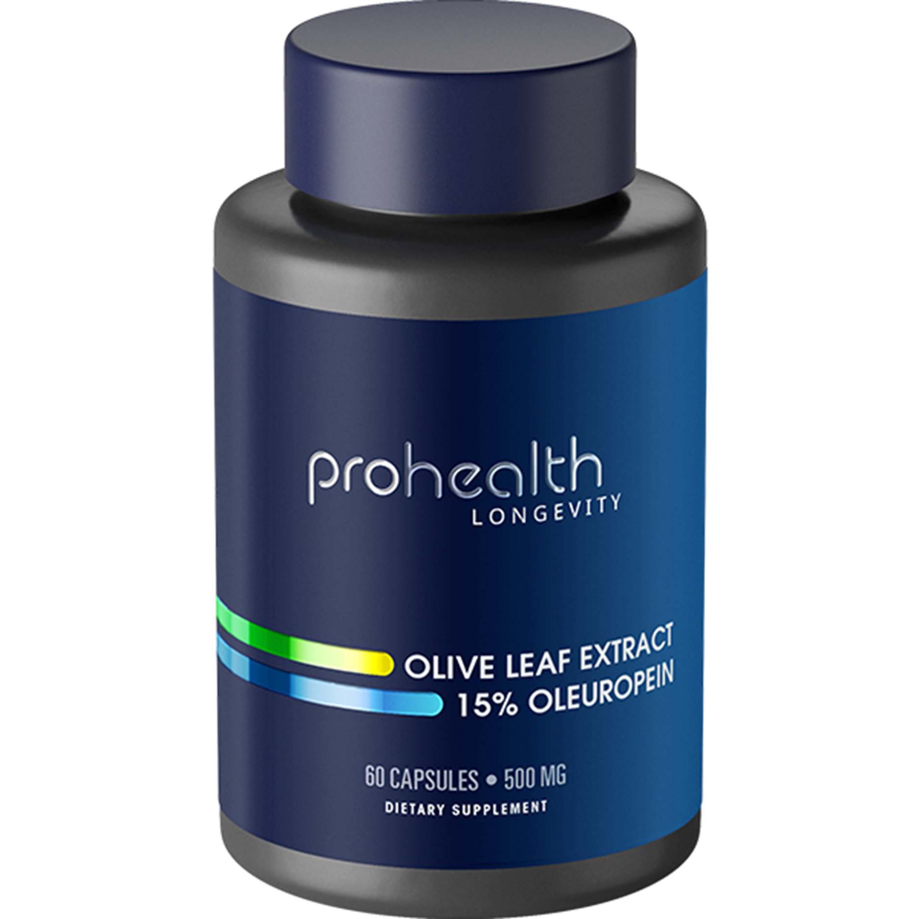 Olive Leaf Extract - 15% Oleuropein - 500 mg, 60 capsules