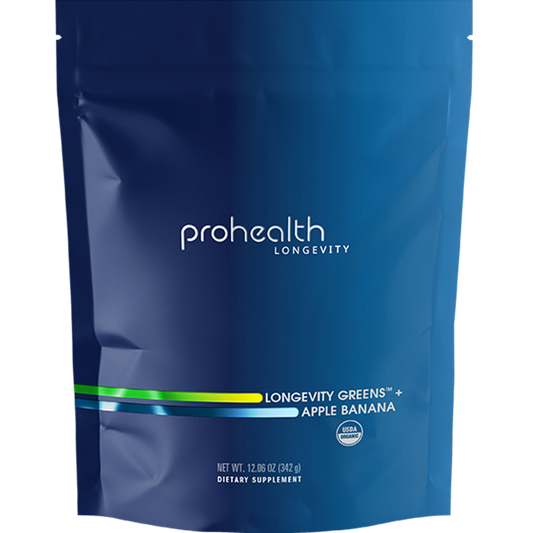 Longevity Greens™ Powder - Apple Banana Flavor - 342 grams
