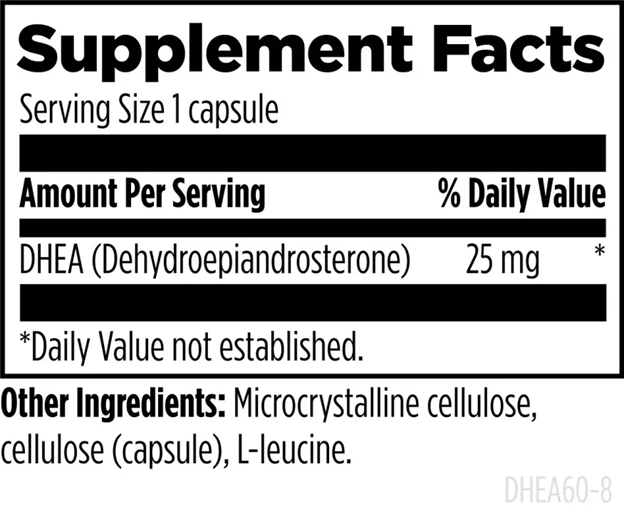 DHEA 25 mg 60caps