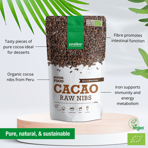 Raw Cacao Nibs 200g