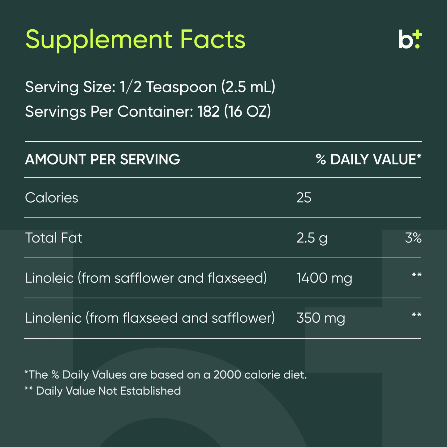 Balance Oil (Omega 6+3) - BodyBio - B. Health Shop