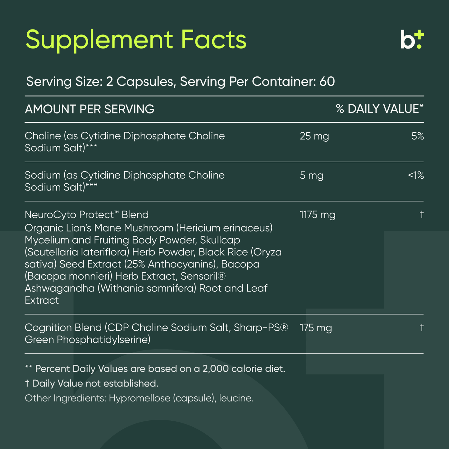 BDNF Essentials® - Researched Nutritionals - B. Health Shop