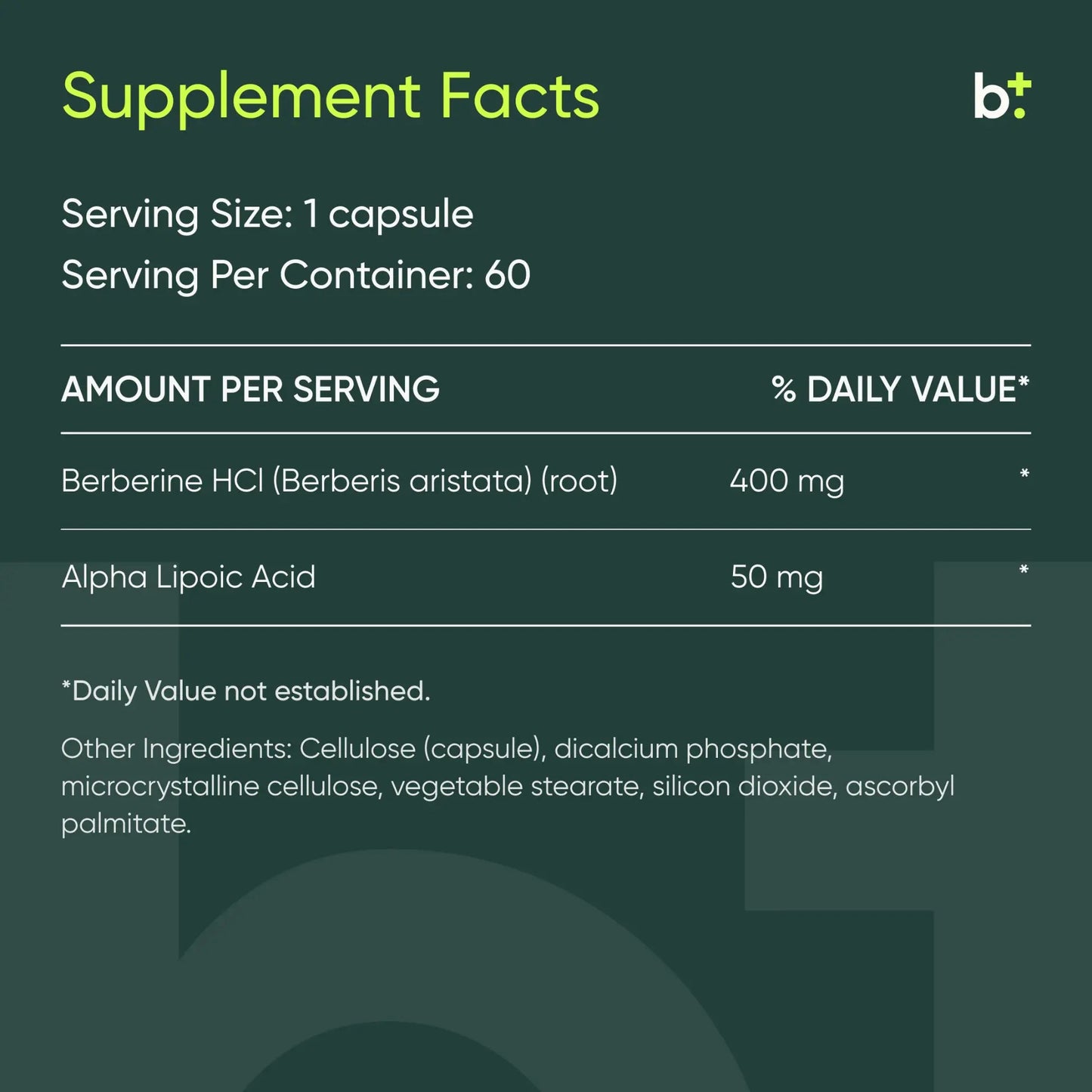 Berberine Synergy™ - Design Health - B. Health Shop