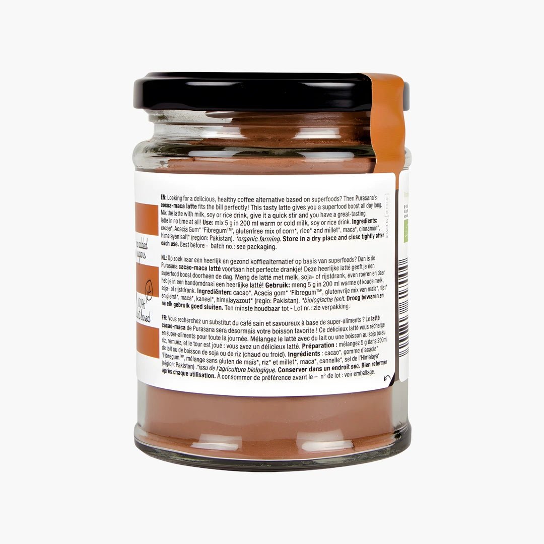 Cacao Maca Latté - purasana - B. Health Shop