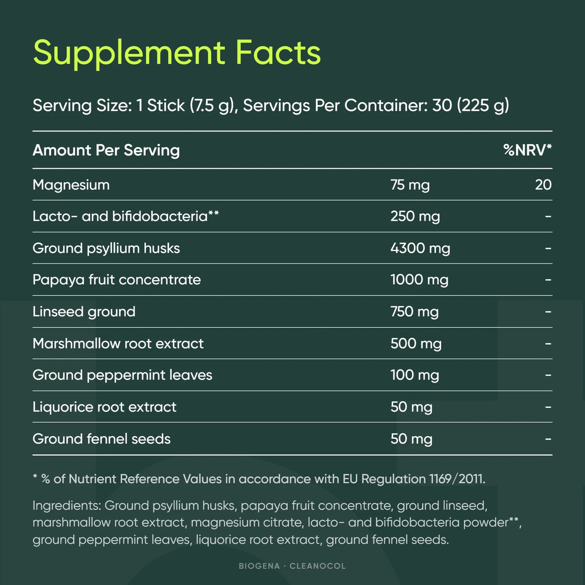 CleanoCOL - BIOGENA - B. Health Shop