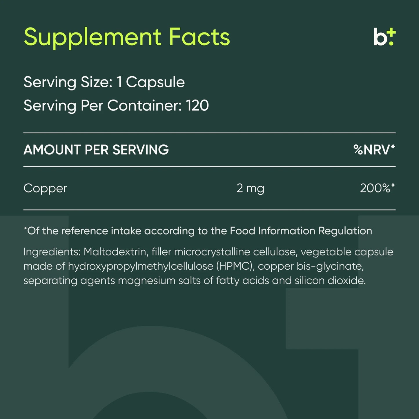 CupriMit Copper 2mg - mse MitoMed - B. Health Shop