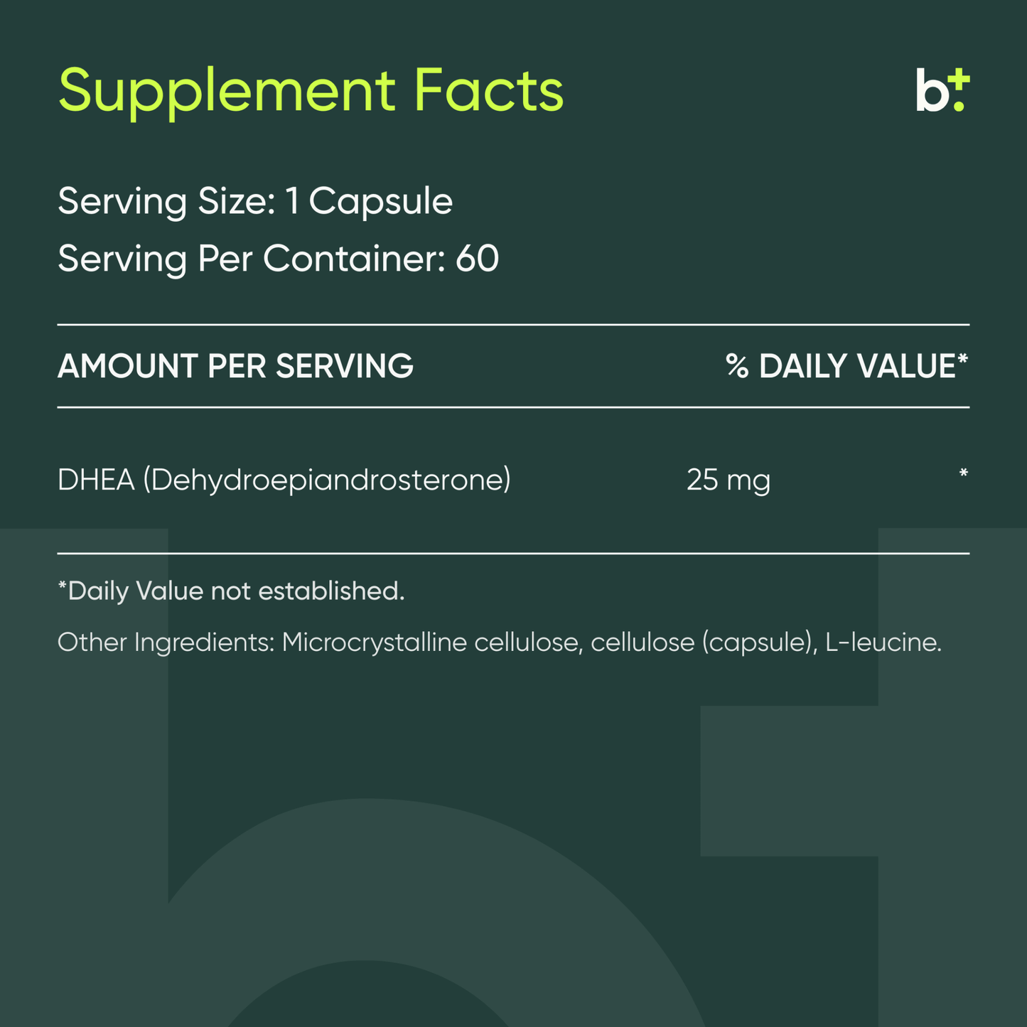 DHEA 25 - Design Health - B. Health Shop