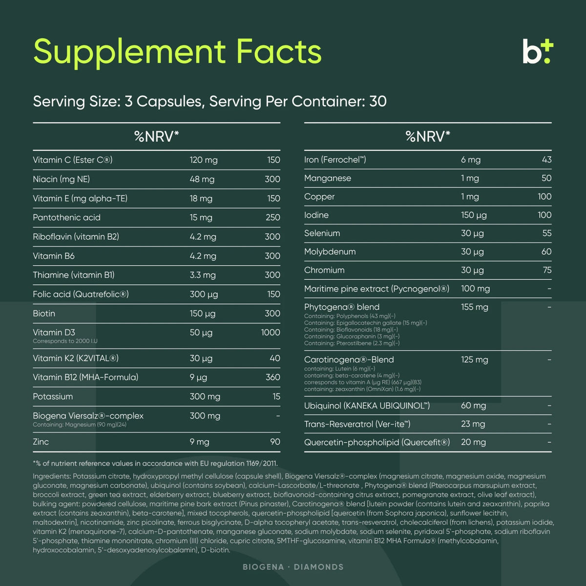 Diamonds - BIOGENA - B. Health Shop
