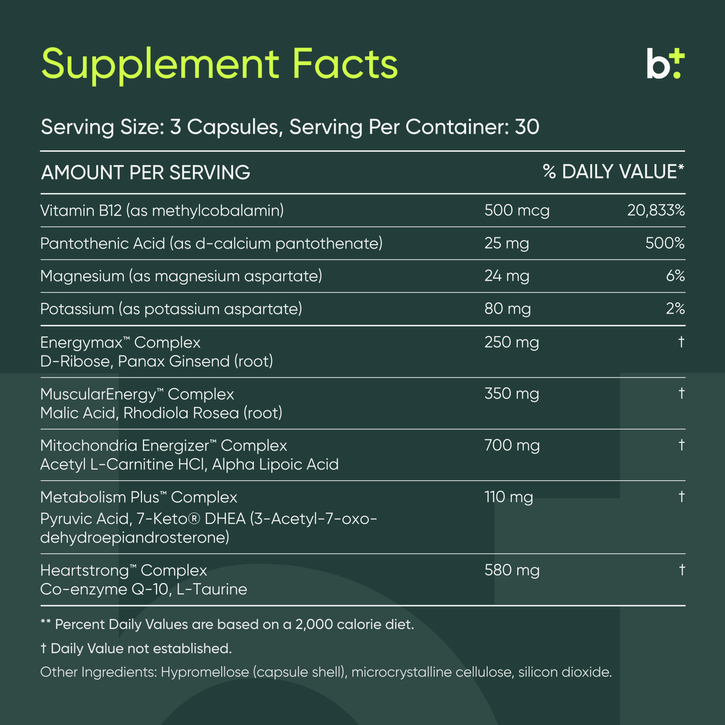 Energy Multi - Plex™ - Researched Nutritionals - B. Health Shop