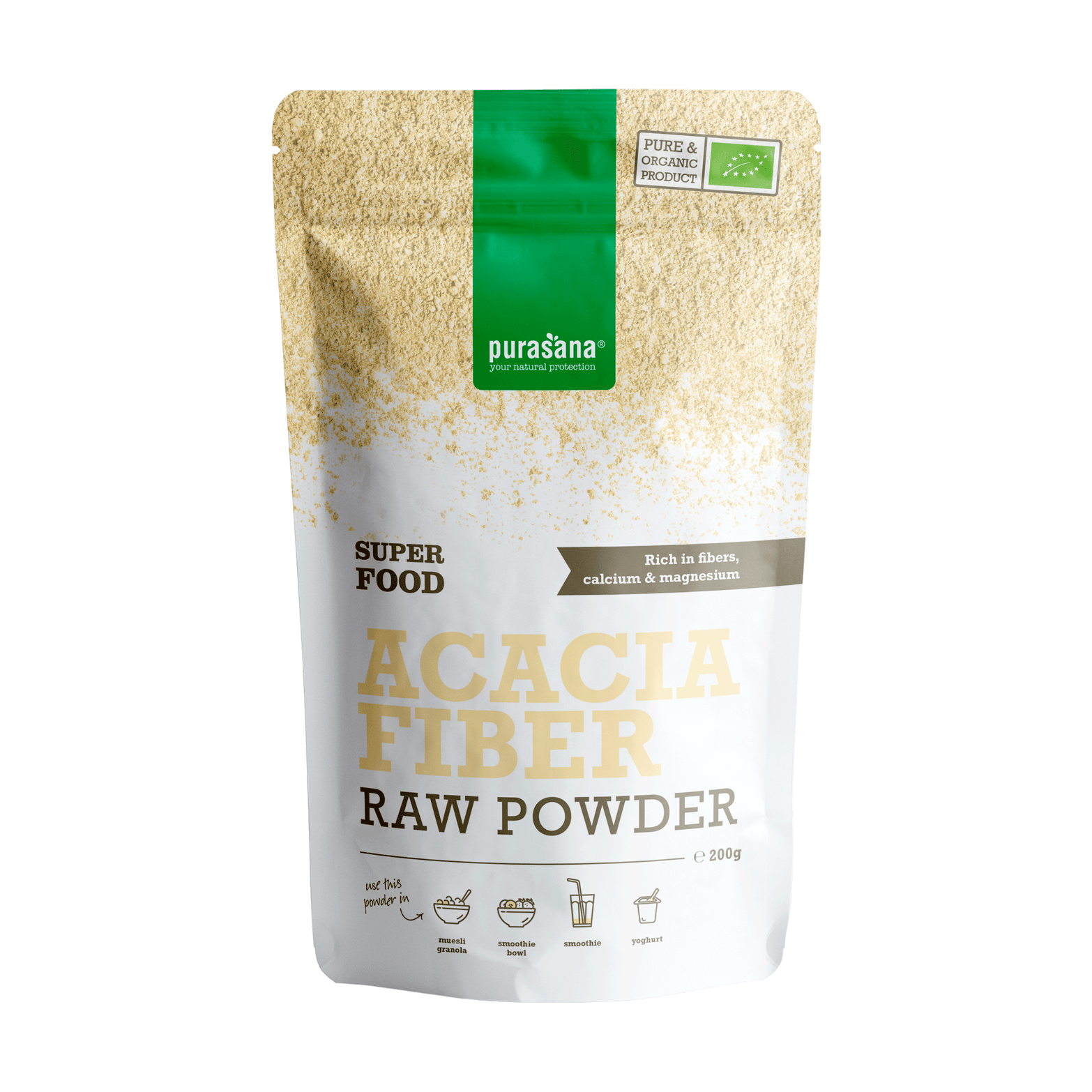 Acacia fiber raw powder200 g BIO