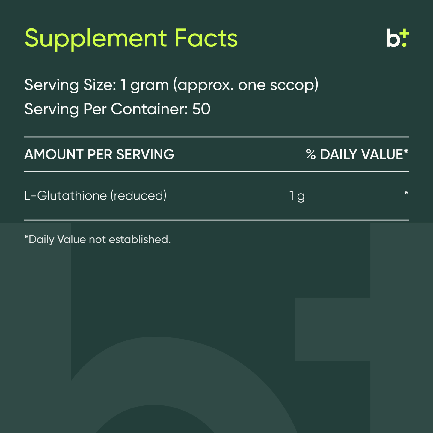 L - Glutathione Power™ - Design Health - B. Health Shop