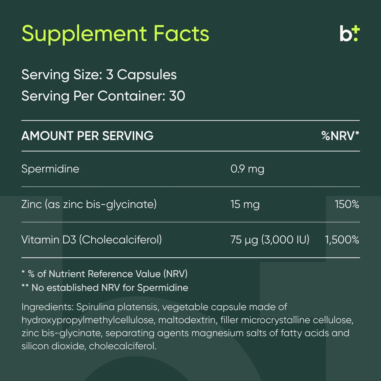MitoSpermidin 90ct - mse MitoMed - B. Health Shop