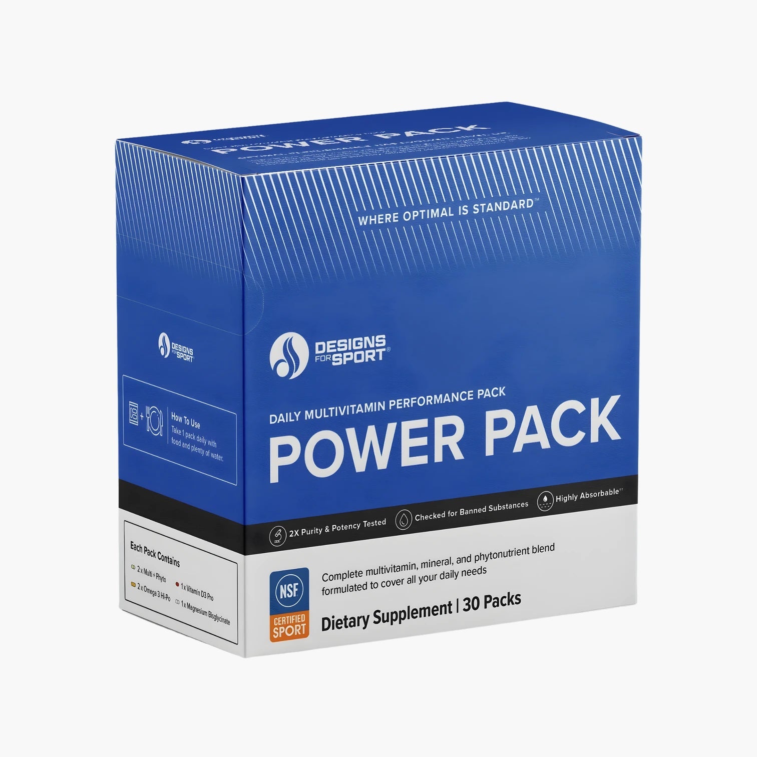 Power Pack Performance Support Formula | Designs for Sport – B. Health Shop
