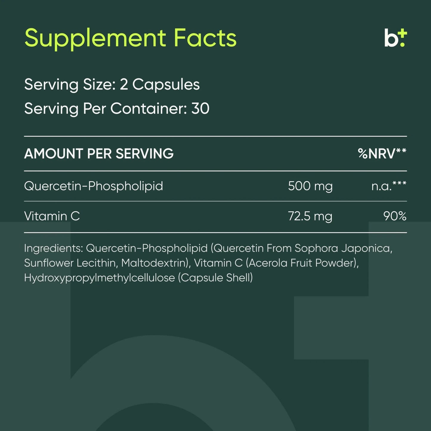 Quercesom - Moleqlar - B. Health Shop