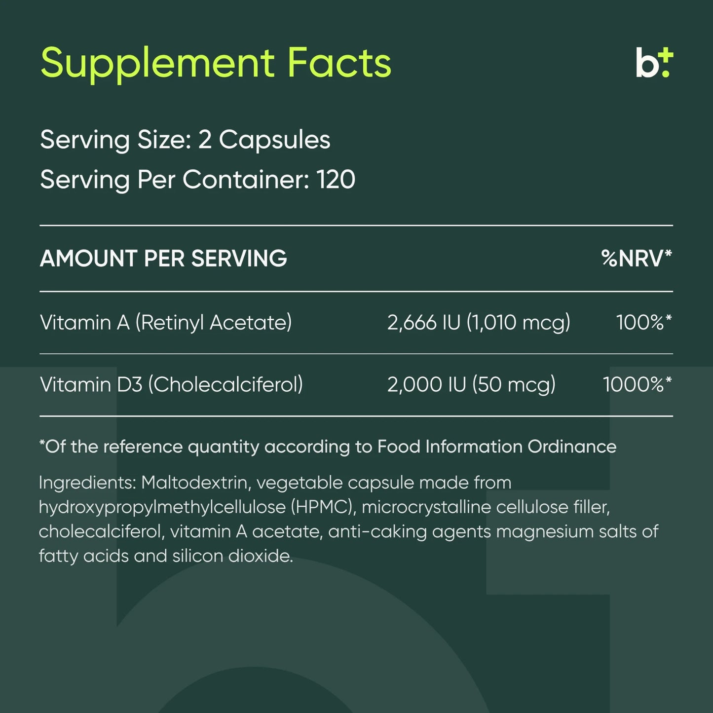 Vitamin A+D3 mse - mse MitoMed - B. Health Shop