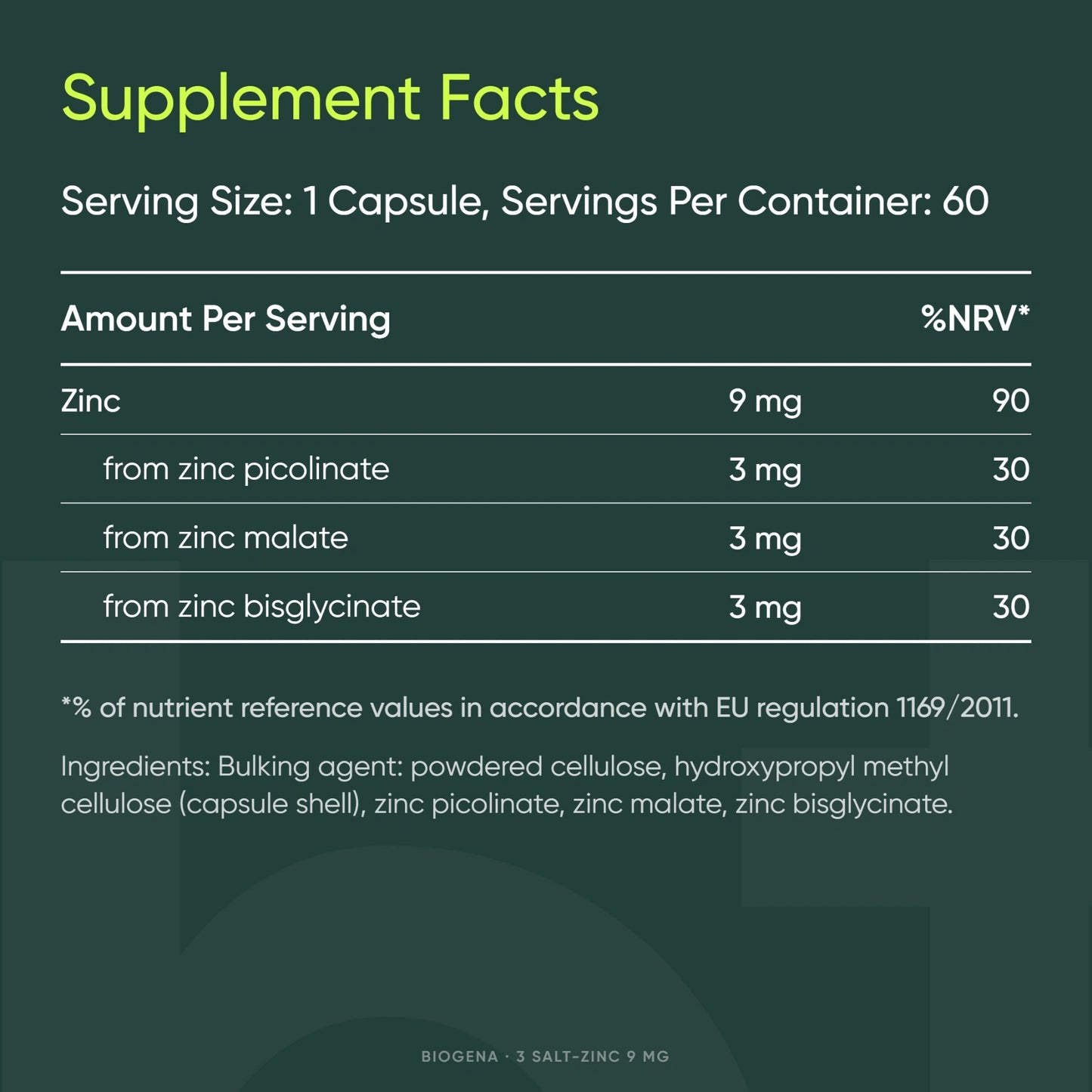 3 Salt-Zinc - BIOGENA - B. Health Shop