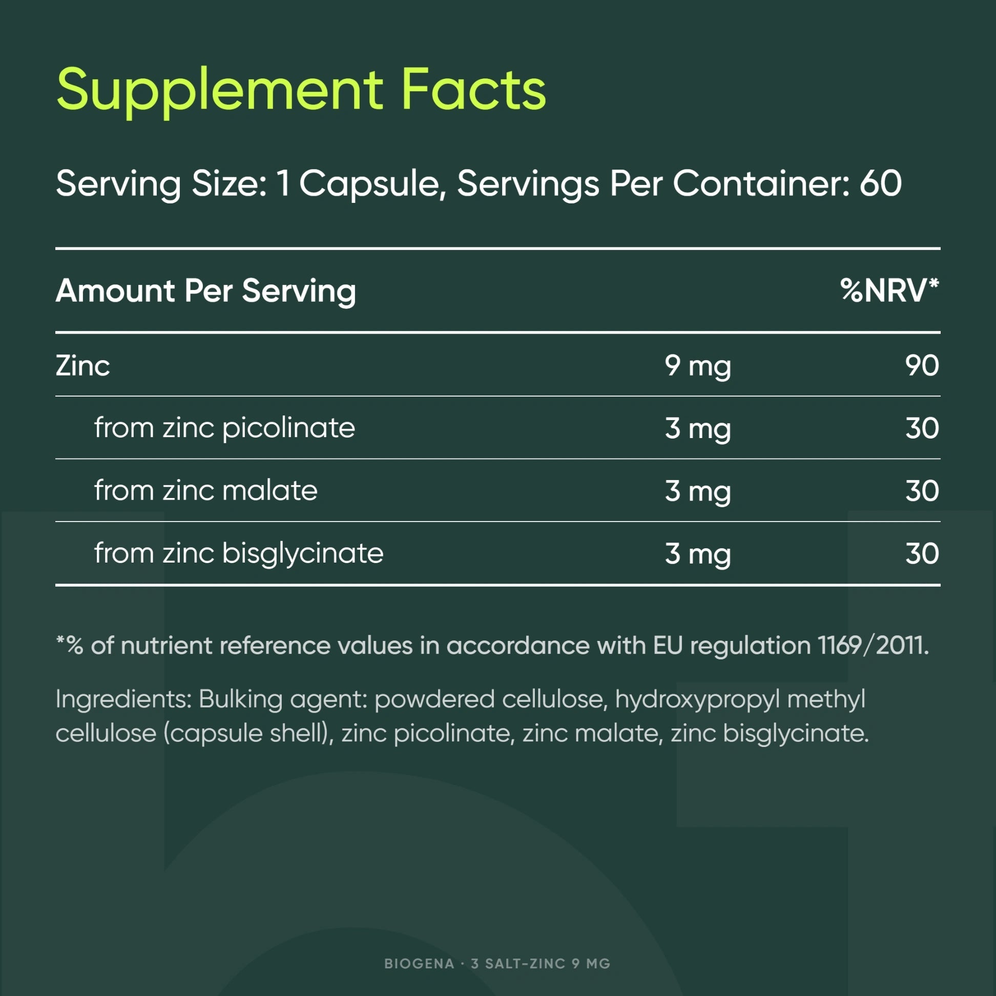 3 Salt-Zinc - BIOGENA - B. Health Shop
