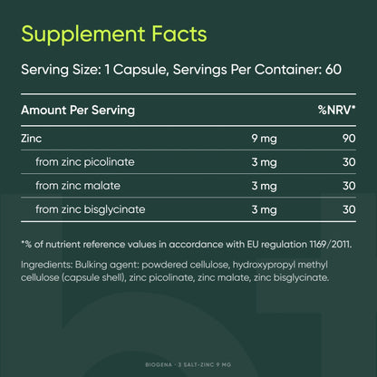 3 Salt-Zinc - BIOGENA - B. Health Shop