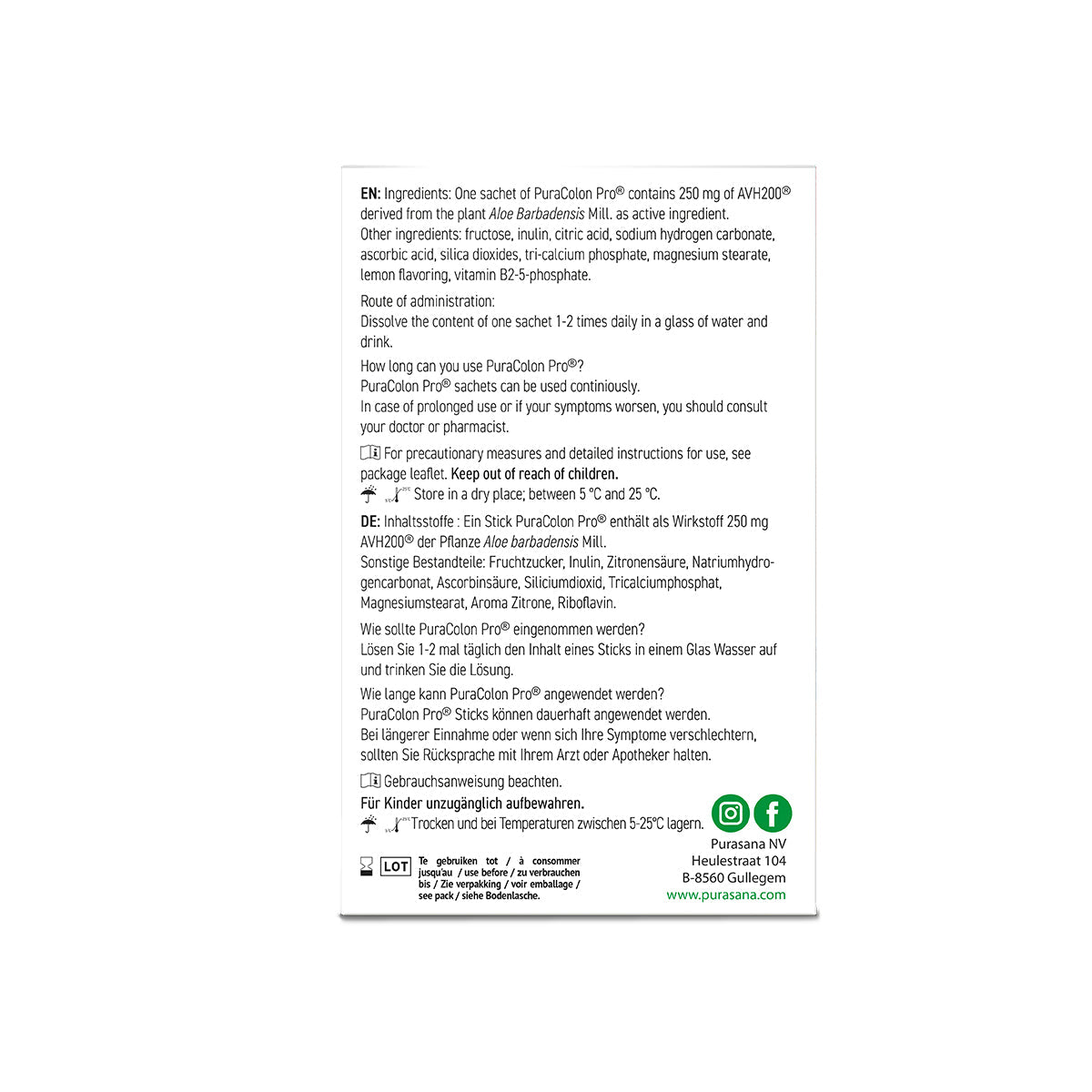 PuraColon Pro 90 g: For irritable bowel syndrome