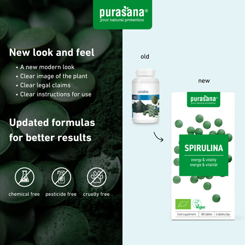 Spirulina 500 mg 180 tabl BIO