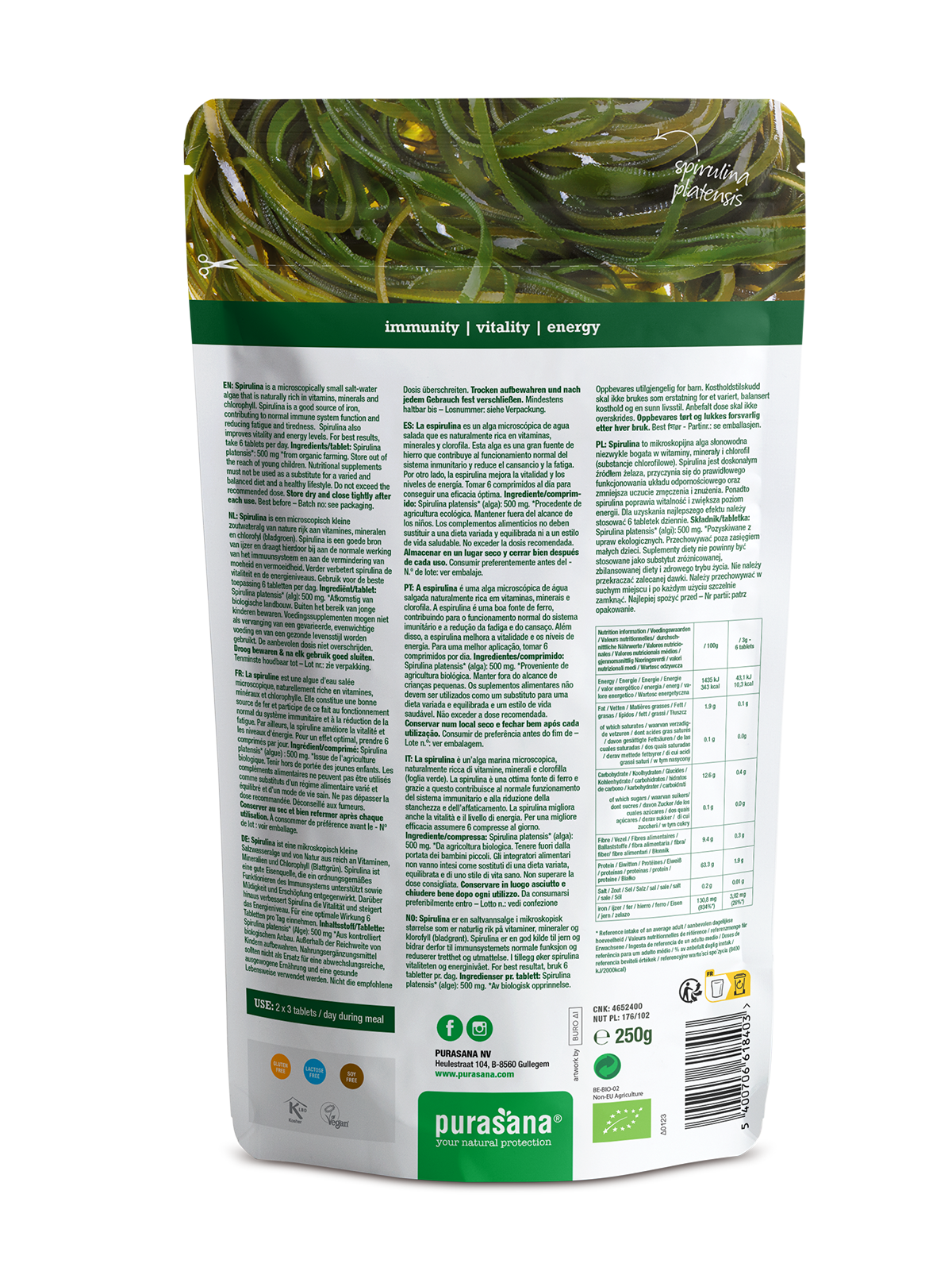 Spirulina Tablets (500)