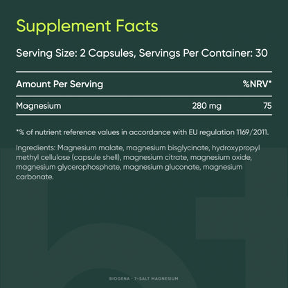 7-Salt Magnesium - BIOGENA - B. Health Shop