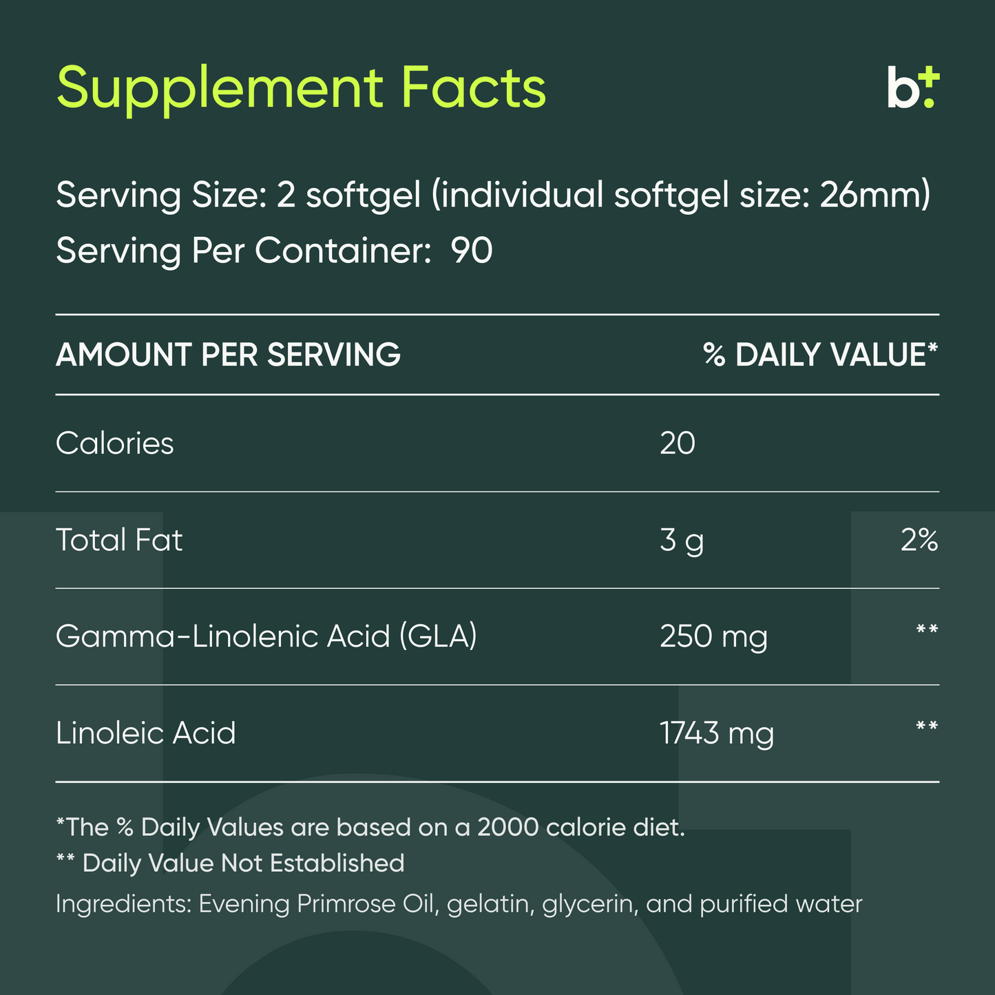 Evening Primrose Oil