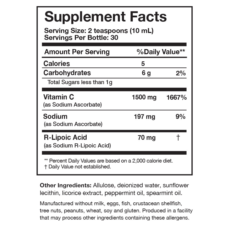 C-RLA™ Original: Vitamin C and R-Lipoic Acid