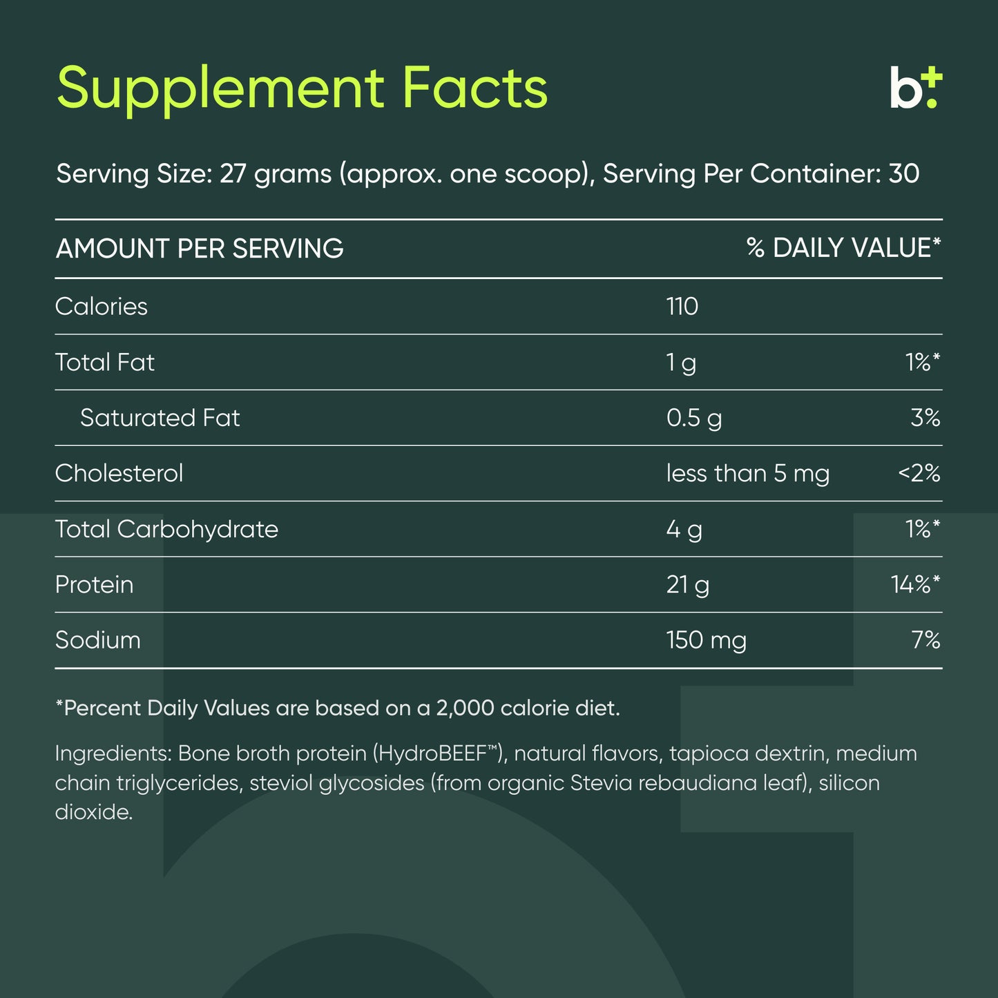 Grass-Fed Beef Protein