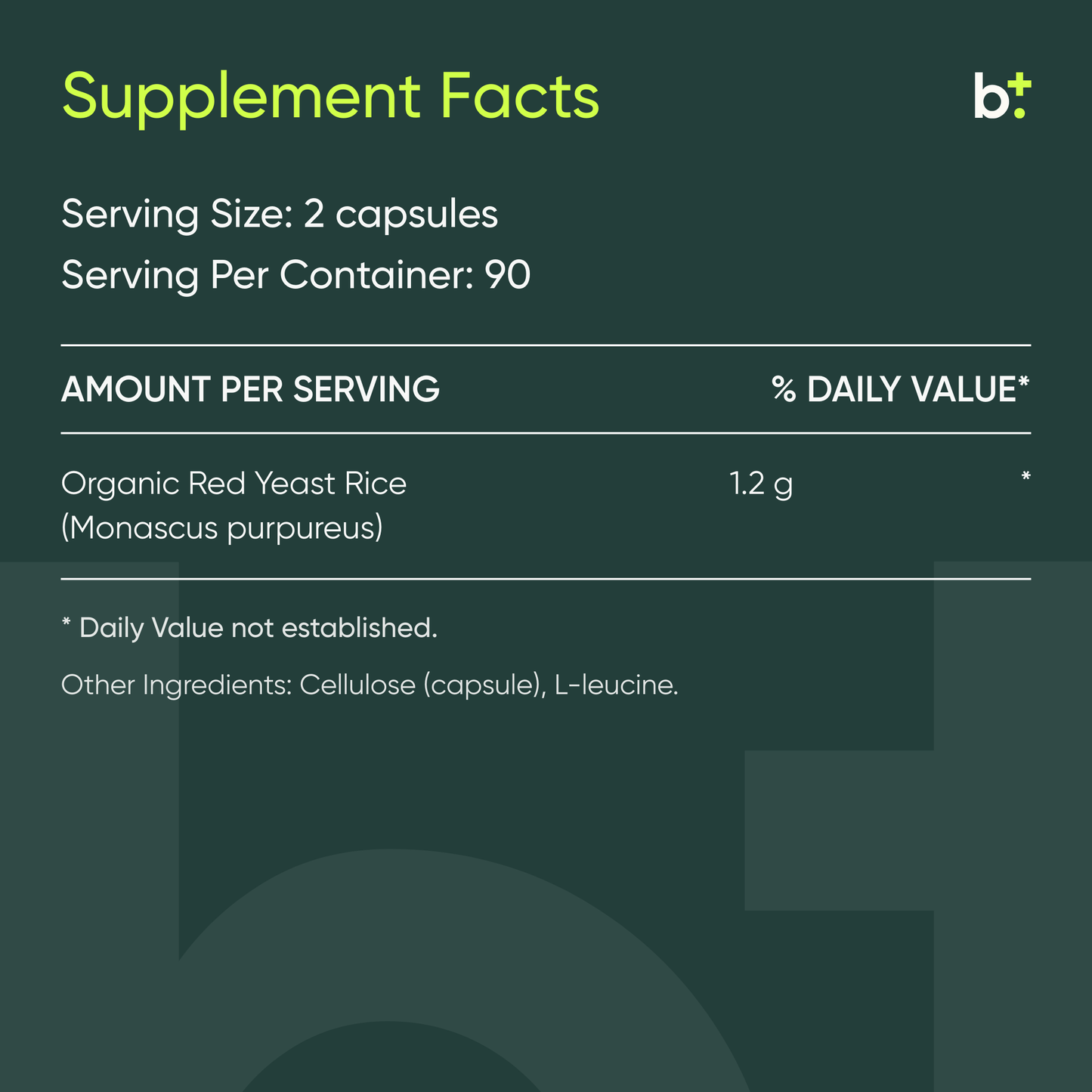 Red Yeast Rice 1200mg