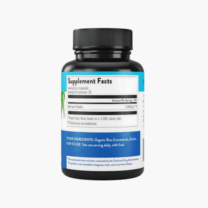 Grass-Fed Beef Liver Capsules