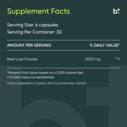 Grass-Fed Beef Liver Capsules