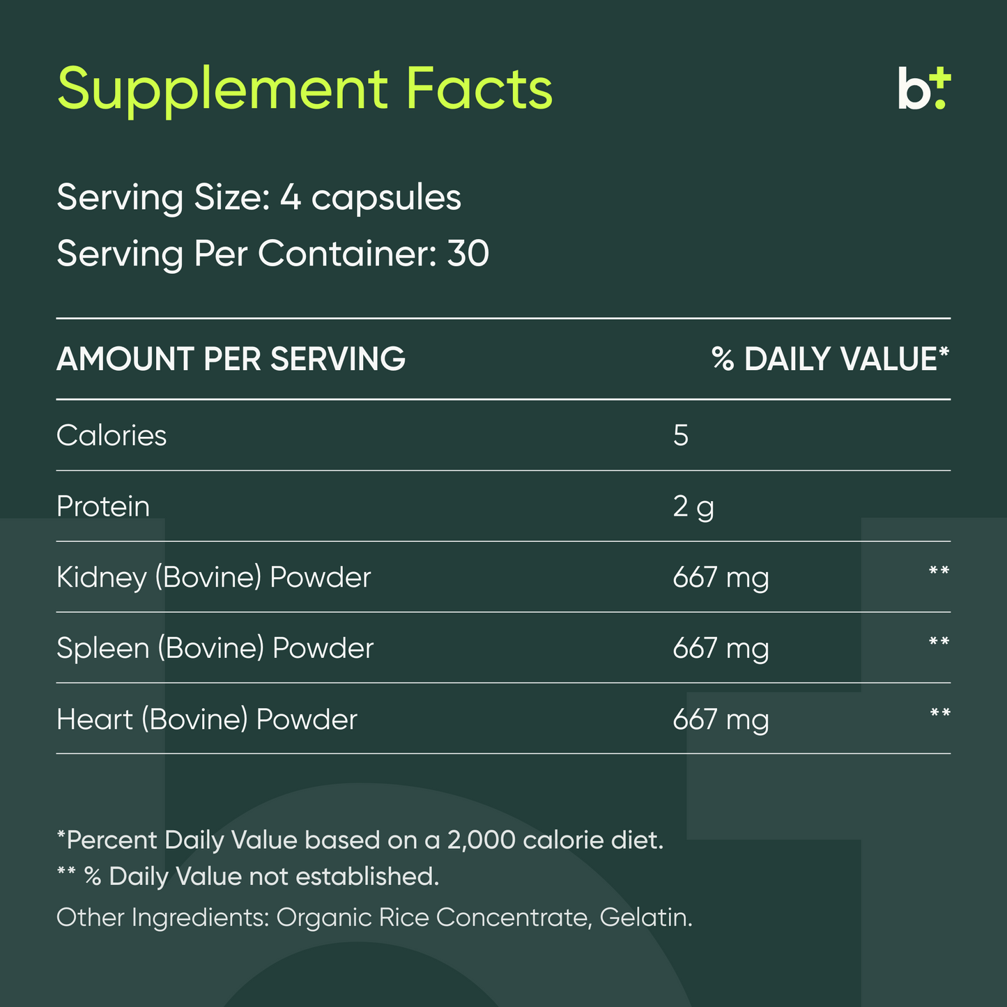 Grass-Fed Beef Organs