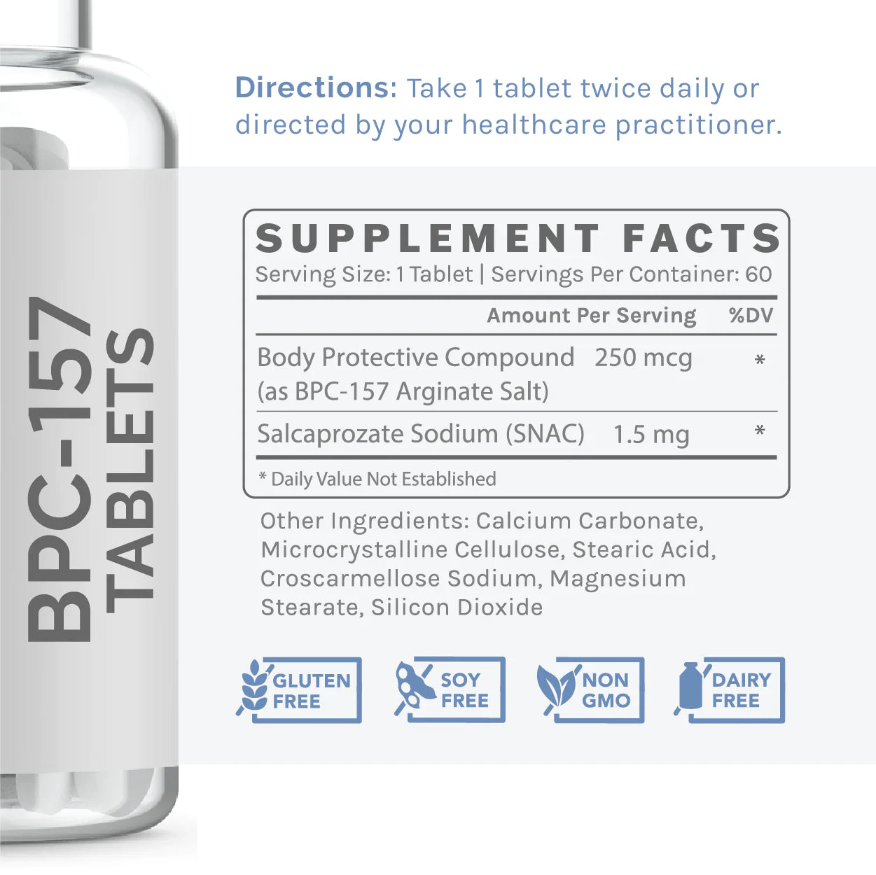 BPC-157 TABLETS - 250MCG