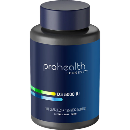 Vitamin D3 5,000 IU (100 Capsules)