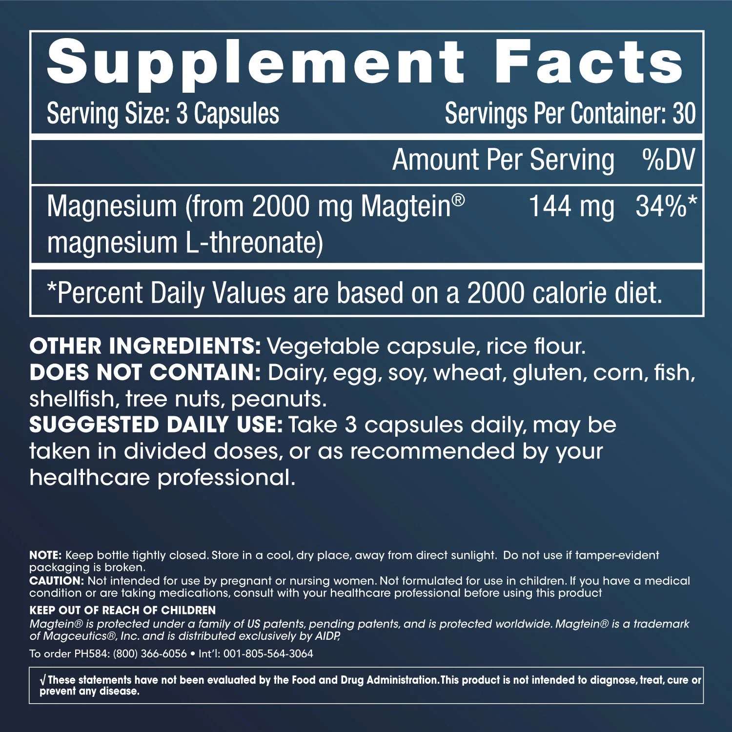 Brain-Mag Pro Magnesium L-Threonate