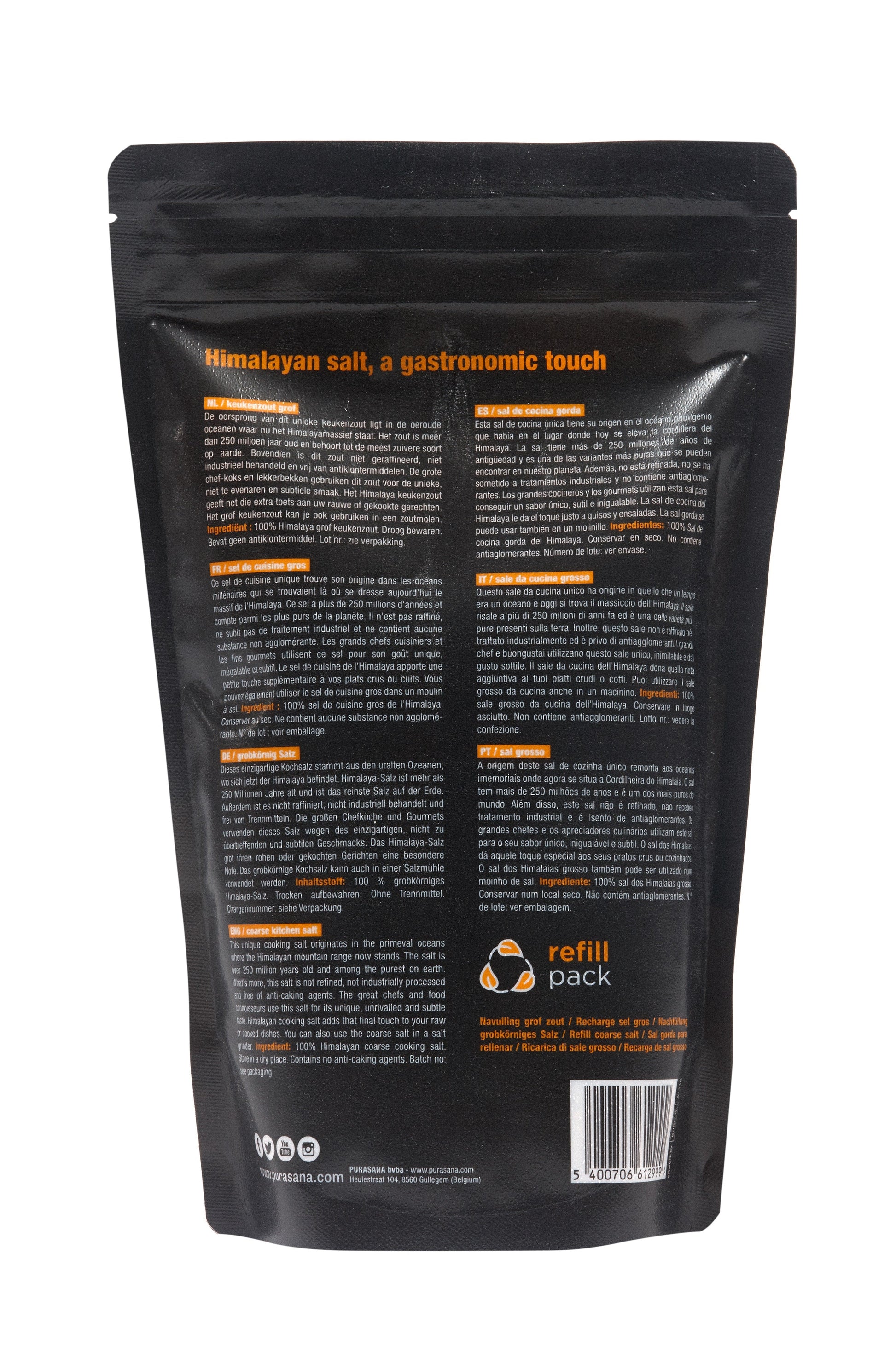 Himasala kitchen salt course bag 1 kg