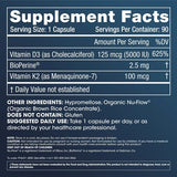 Vitamin D3 + K2 - 90 capsules