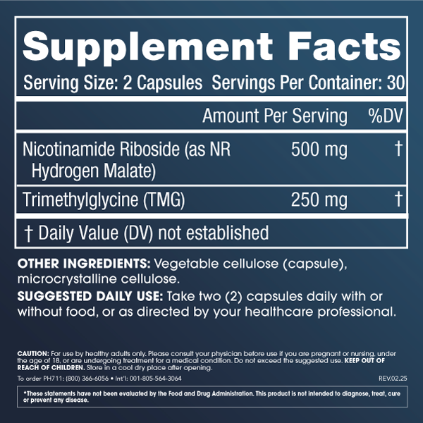 Nicotinamide Riboside Pro 500 + TMG