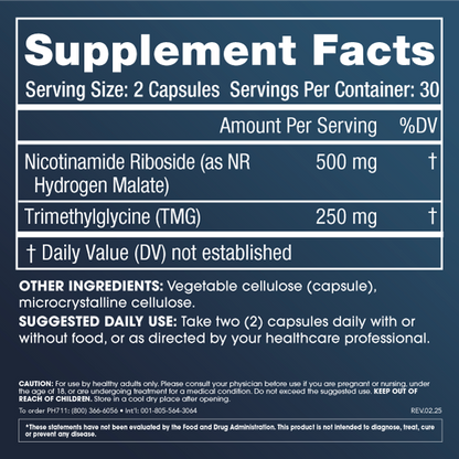 Nicotinamide Riboside Pro 500 + TMG