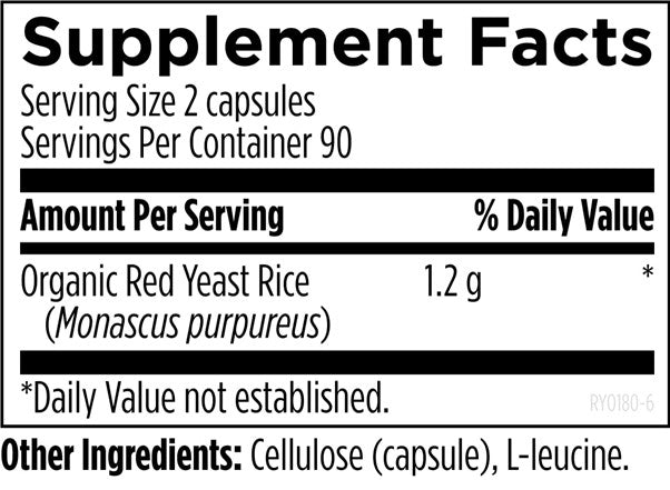 Red Yeast Rice 180 cap - B. Health