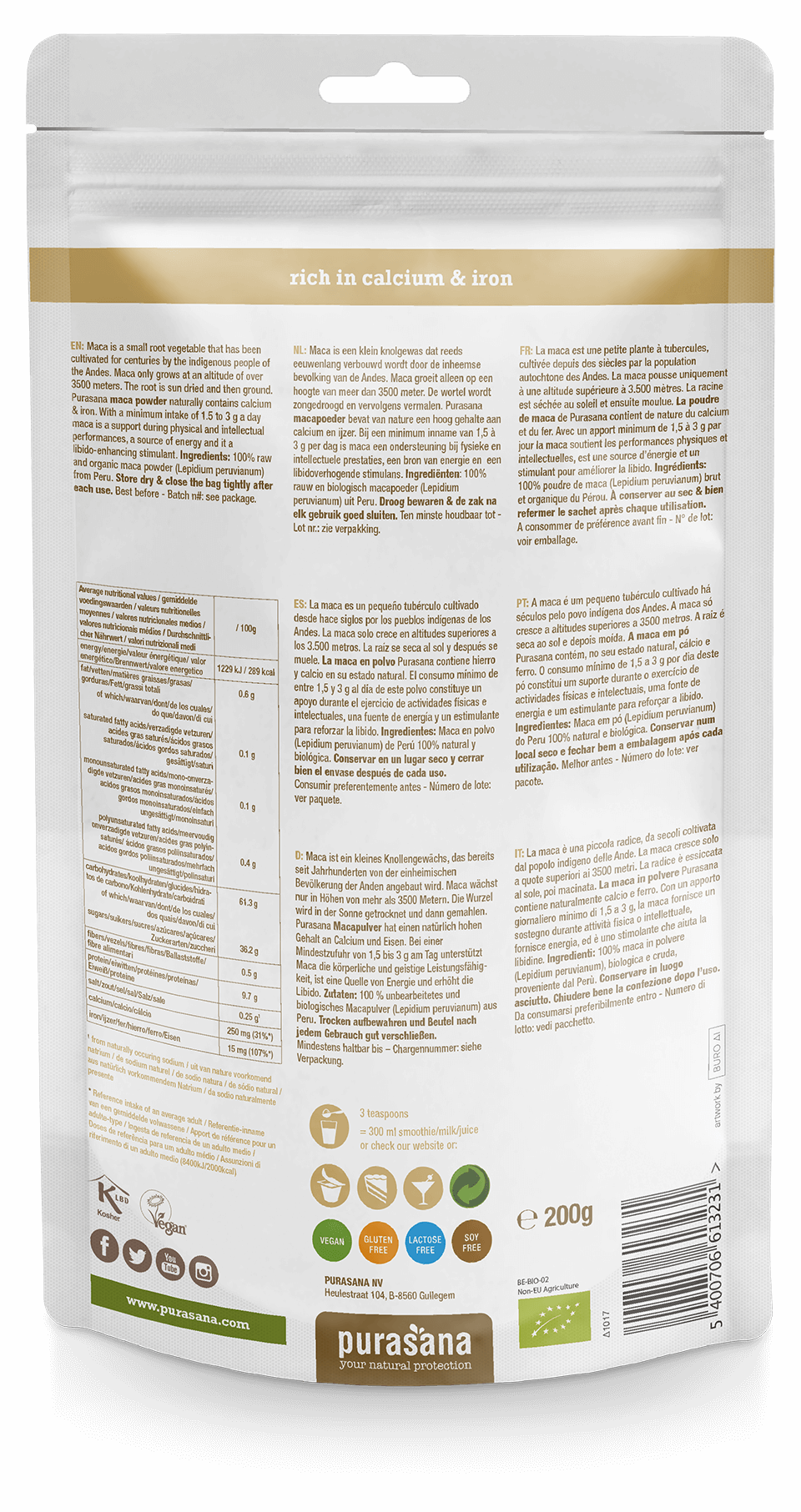 Maca Cacao Lucuma Mix