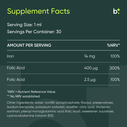 ALP Iron Drops B12 - ALP NUTRITION - B. Health Shop