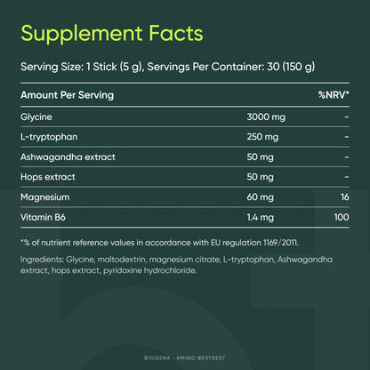 Amino BestRest - BIOGENA - B. Health Shop
