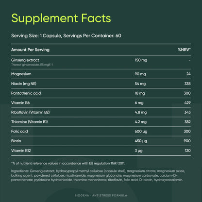 Antistress Formula - BIOGENA - B. Health Shop